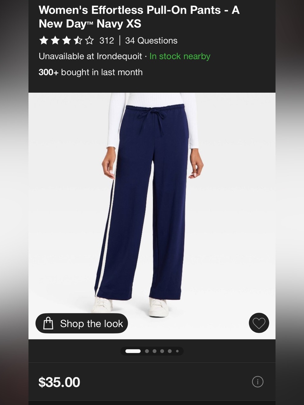 Women’s track style pants-A New Day